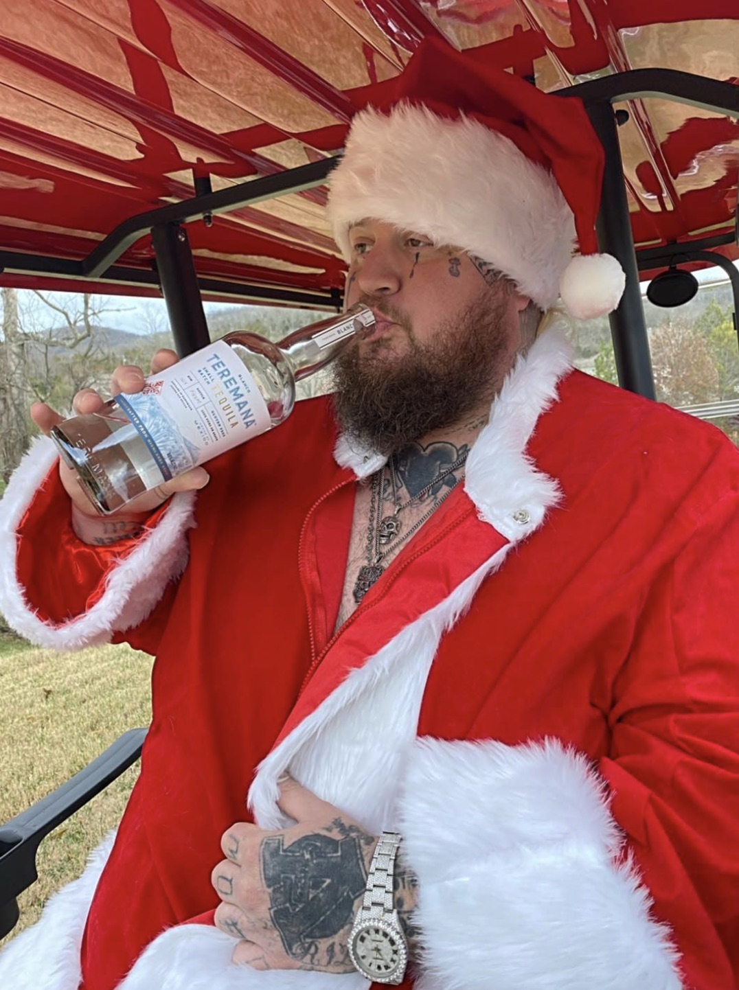 drunk santa